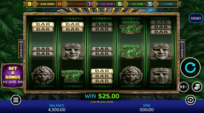 Mayan Madness - pago en el juego base
